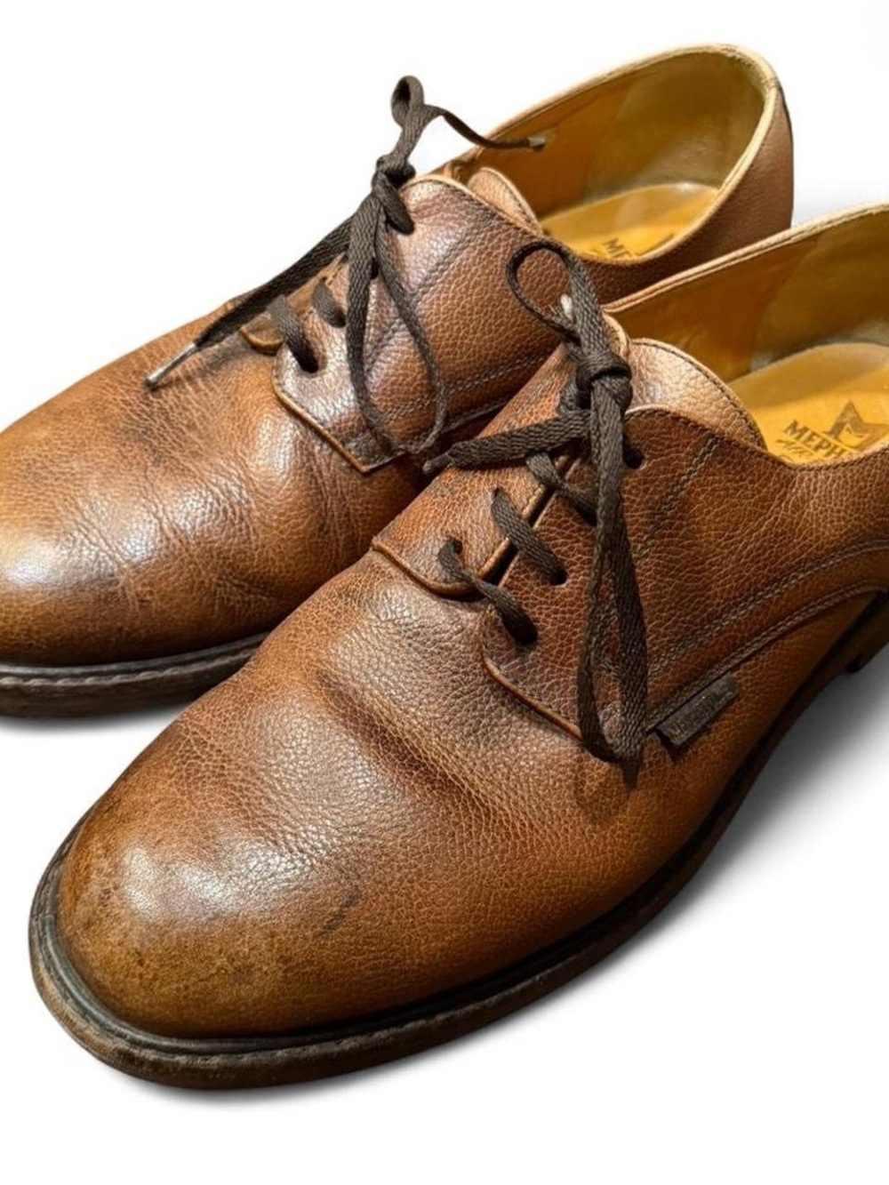 Mephisto Marlon Grainy Leather Oxford Shoes